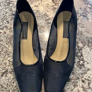 Jennifer‎ Moore Navy Mesh Loafers